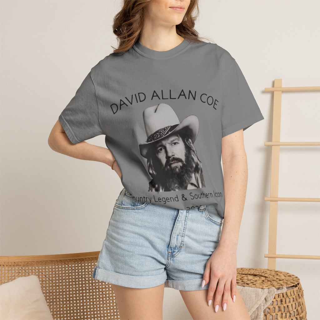 David Allan Coe Tribute T-Shirt – Country Legend Memorial