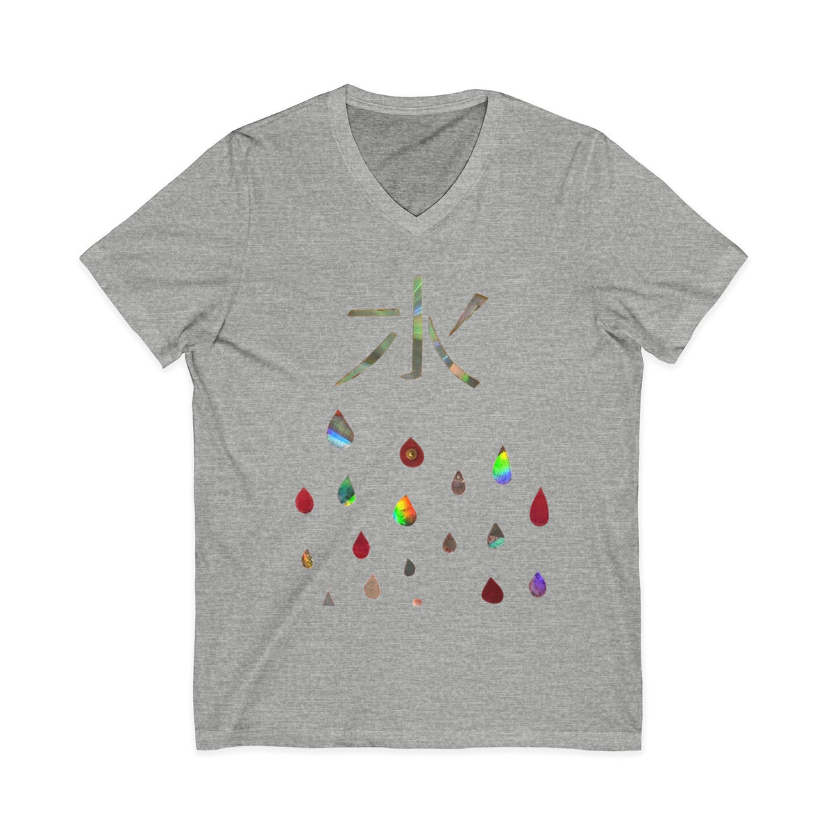 Unisex Jersey Short Sleeve V-Neck Tee