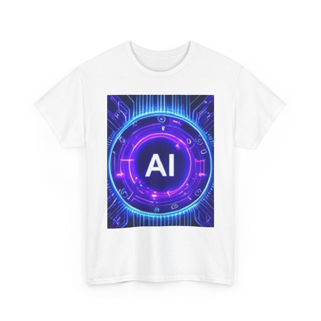 AI Circuit Tee — Futuristic Tech Graphic T-Shirt