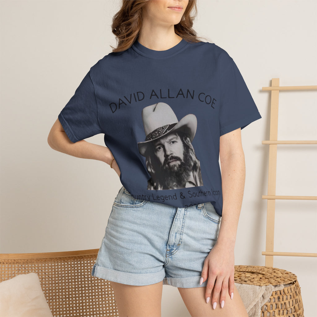 David Allan Coe Tribute T-Shirt – Country Legend Memorial