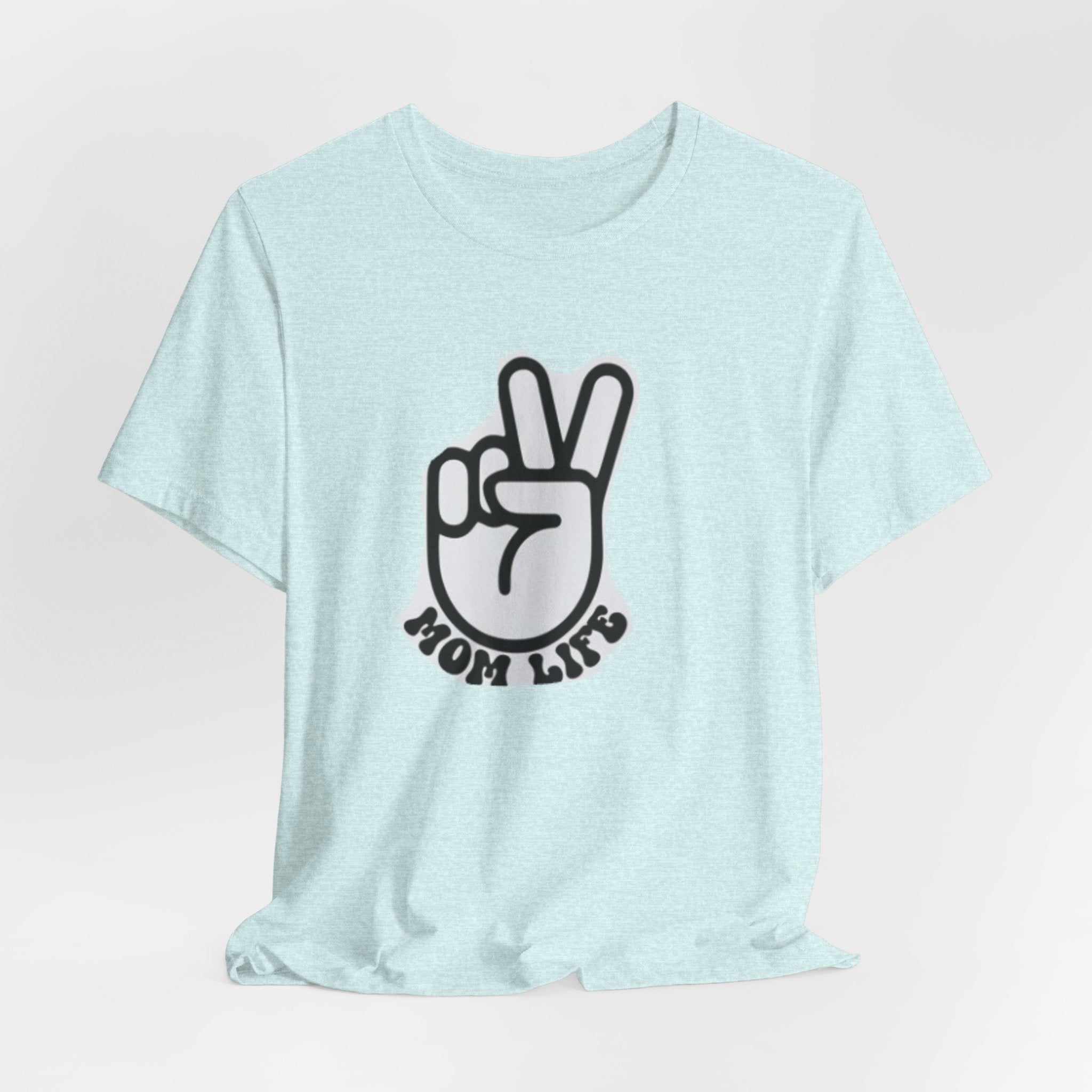 Mom Life Peace Sign T-Shirt