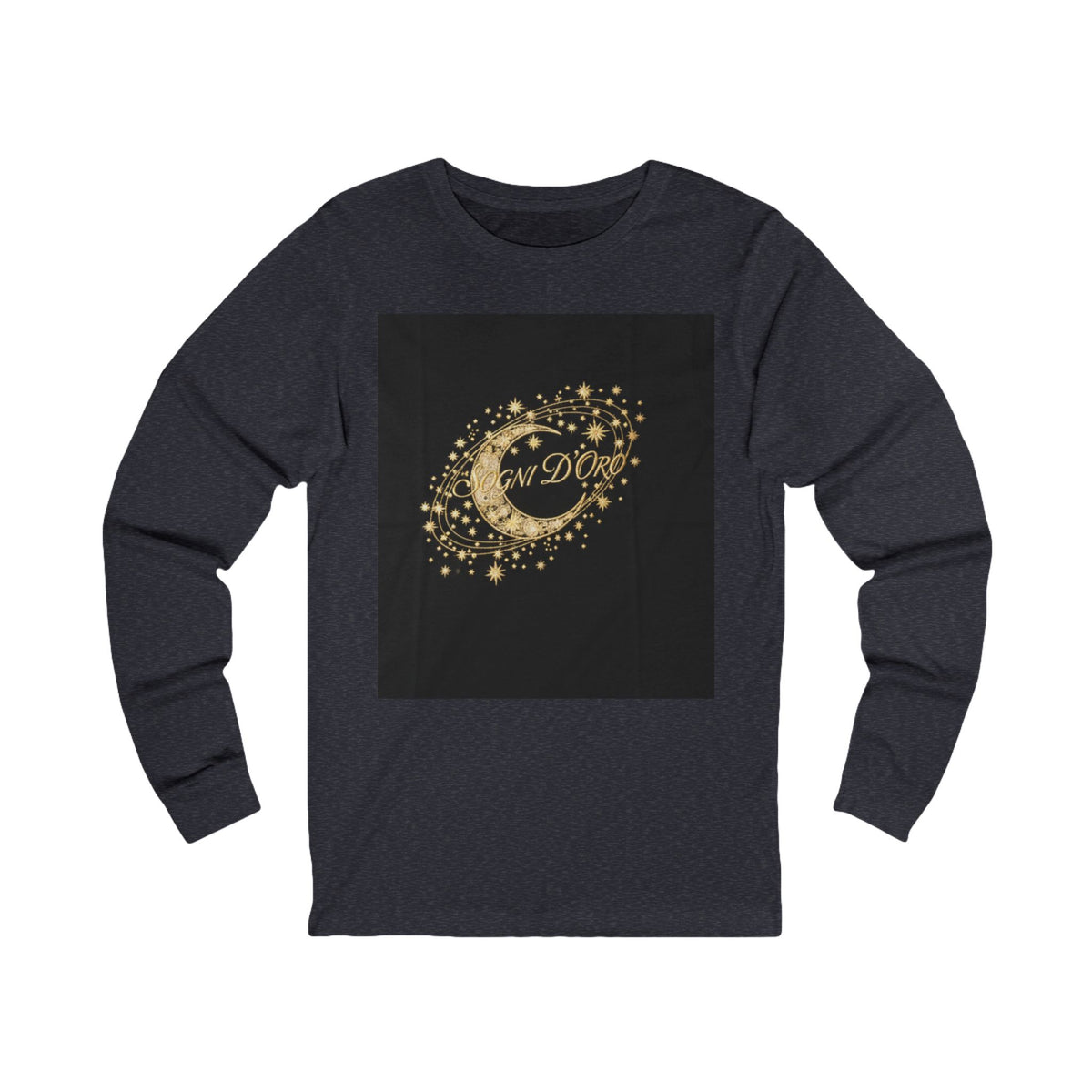Turkish Text Long Sleeve Tee — "Ruya Gibi" Cotton Quality