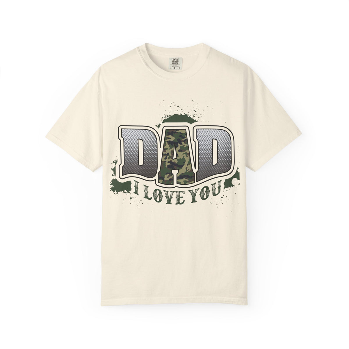 Dad I Love You Camo Graphic T-Shirt