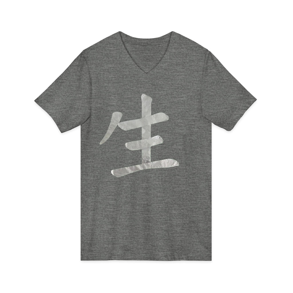 Unisex Jersey Short Sleeve V-Neck Tee