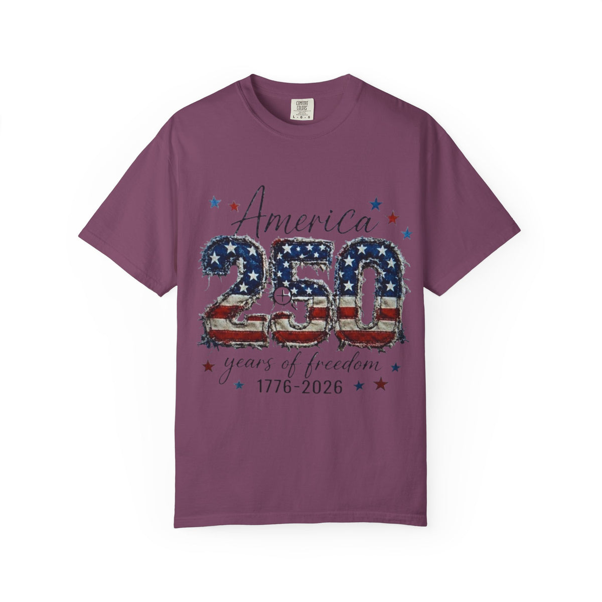 America 250 T-Shirt — 1776–2026 Stars & Stripes Patriotic Tee