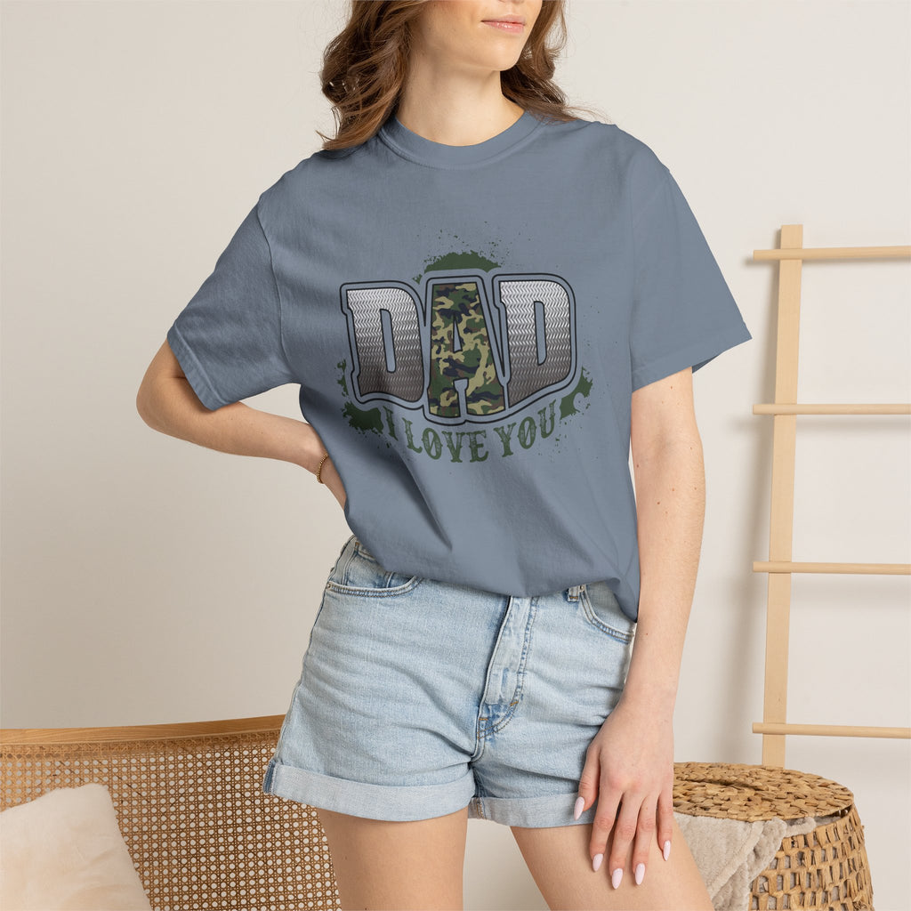Dad I Love You Camo T-Shirt