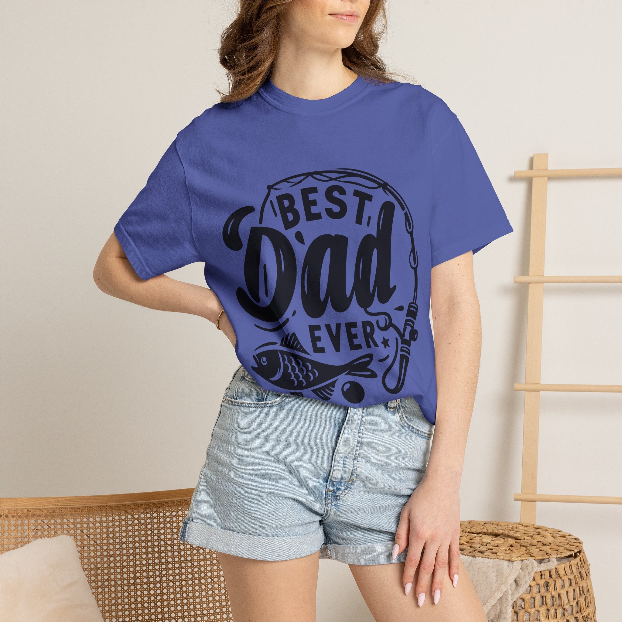 Best Dad Ever Fishing T-Shirt — Father’s Day Gift Tee