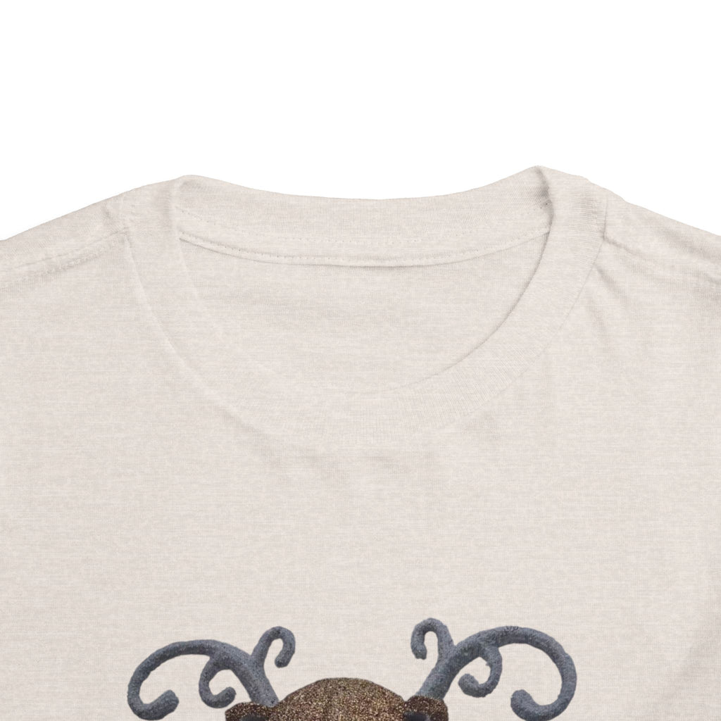 Toddler Tee — Cute Reindeer Stuffed Animal Graphic
