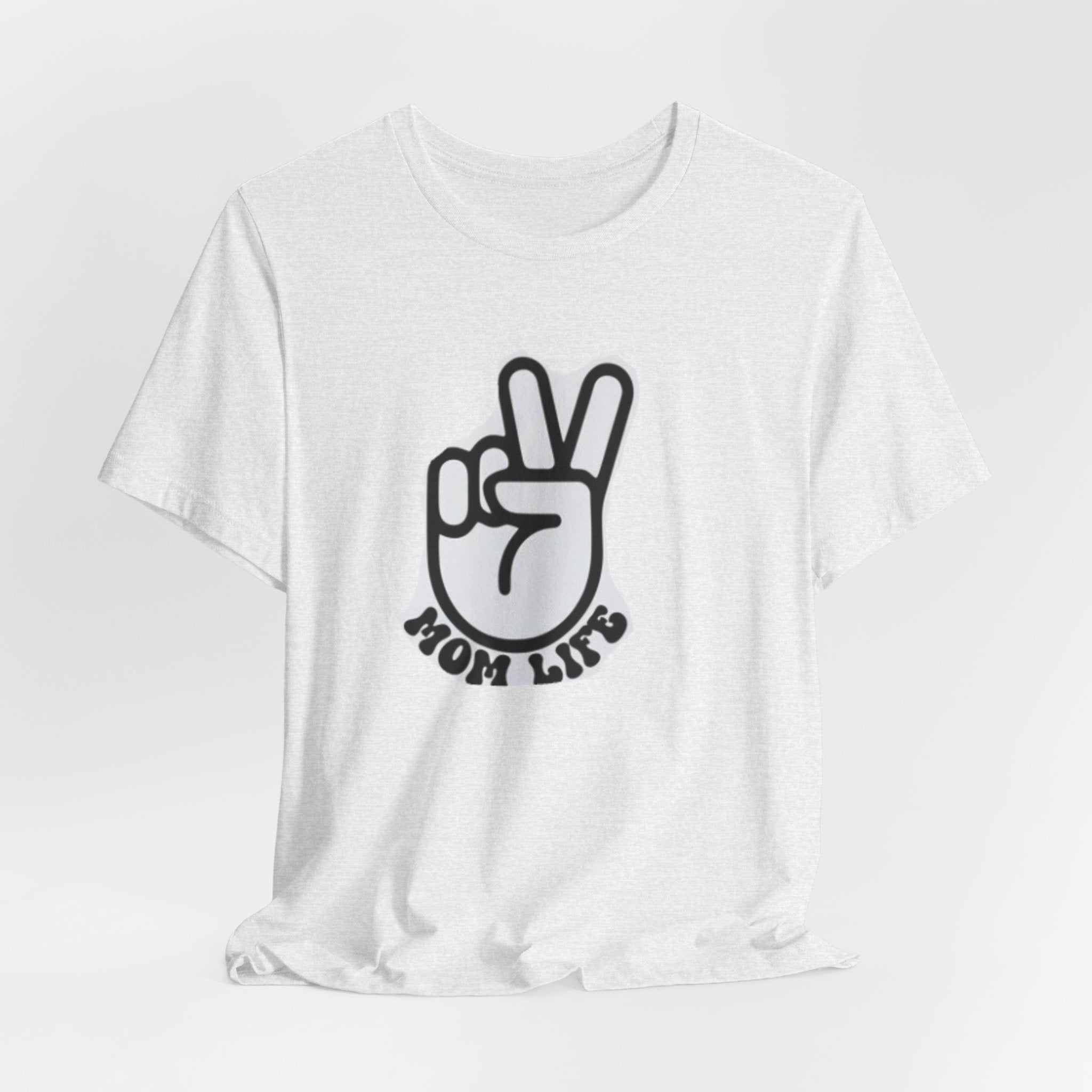 Mom Life Peace Sign T-Shirt