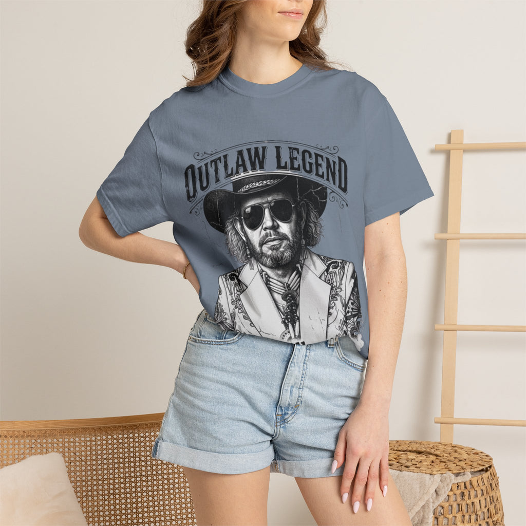 Outlaw Legend Tribute T-Shirt — David Allan Coe Memorial Graphic Tee