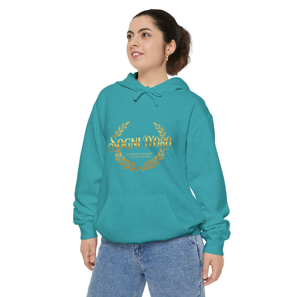 Garment-Dyed Fleece Hoodie
