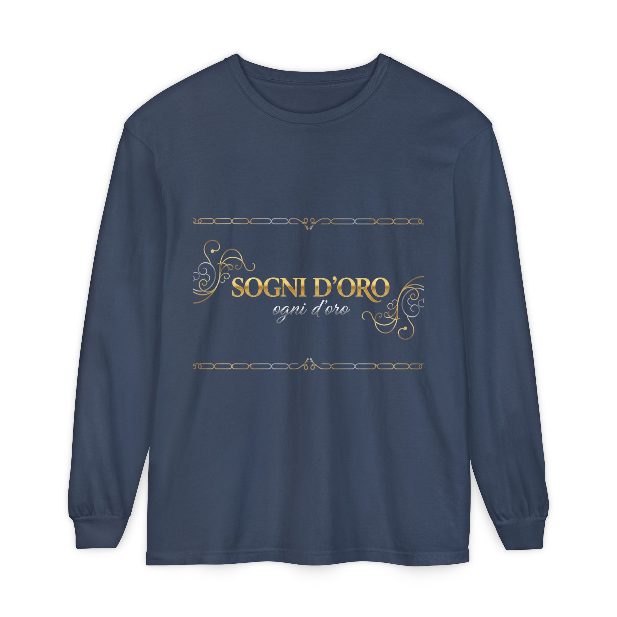 Garment-Dyed Cotton Long Sleeve