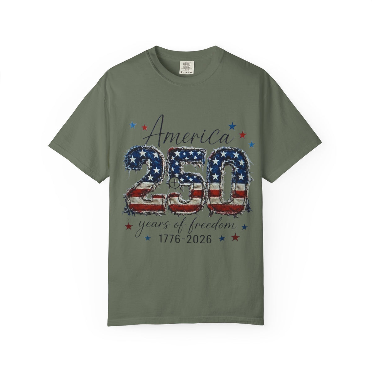 America 250 T-Shirt — 1776–2026 Stars & Stripes Patriotic Tee