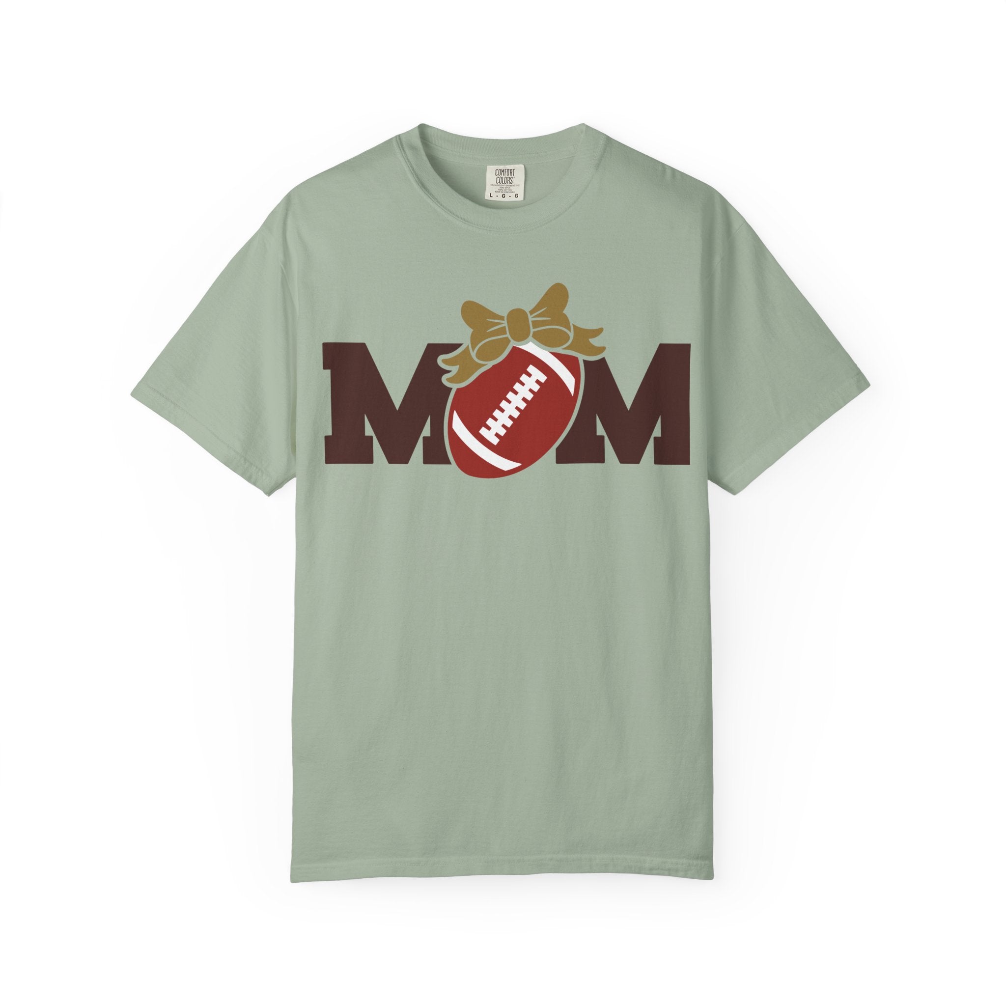 Garment-Dyed Football Mom Tee