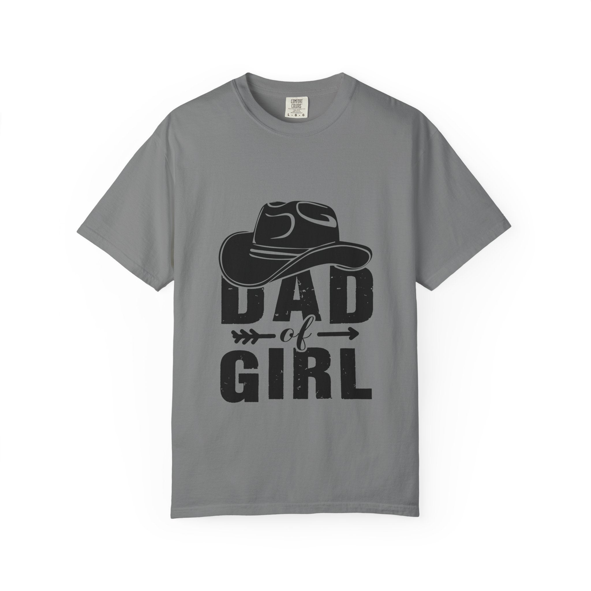 Dad of Girl T-Shirt — Cowboy Hat Father of Daughter Tee