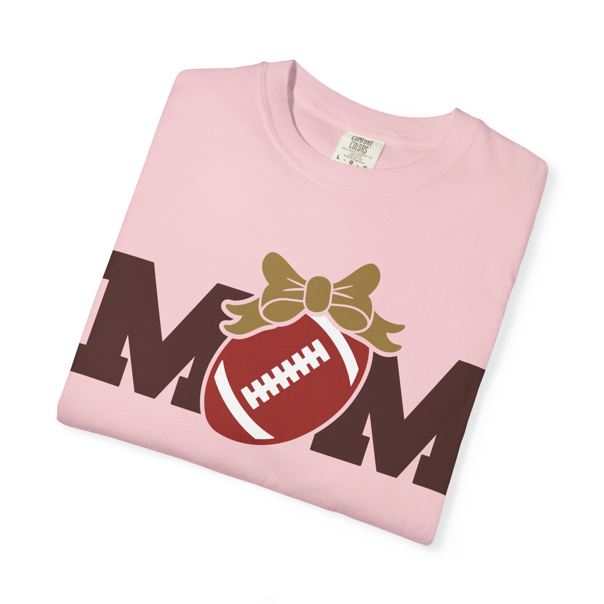 Garment-Dyed Football Mom Tee