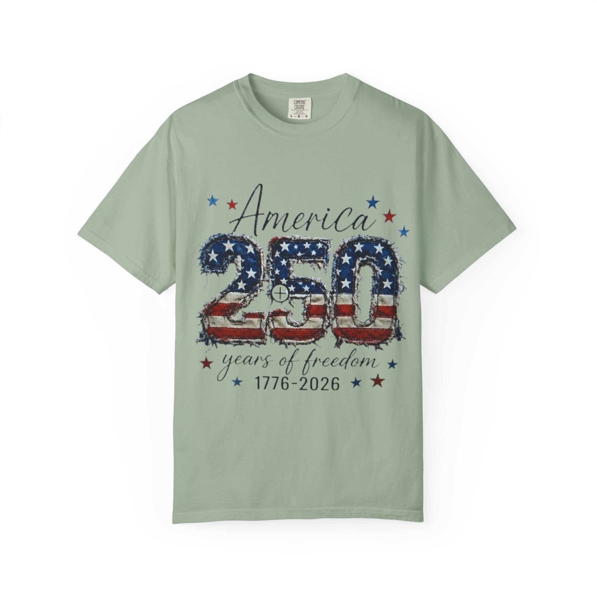 America 250 T-Shirt — 1776–2026 Stars & Stripes Patriotic Tee