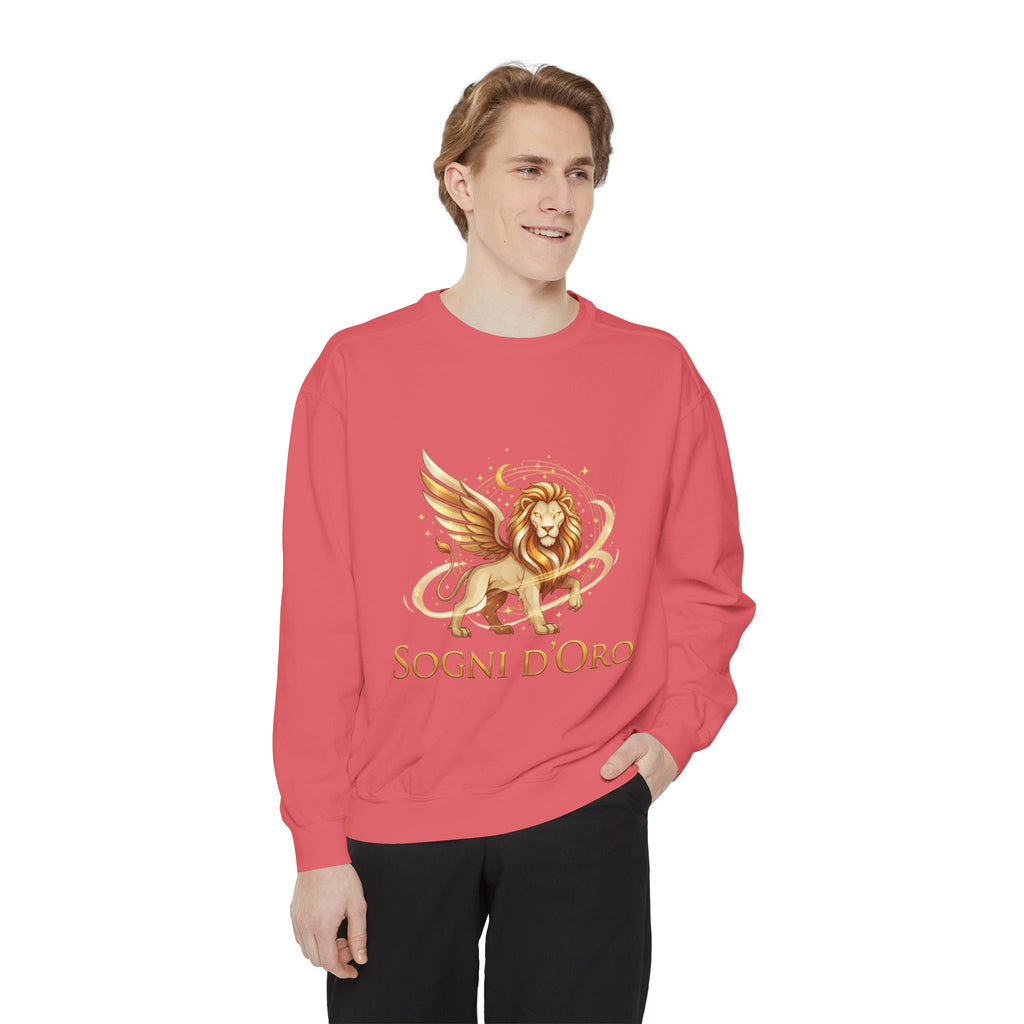 Garment-Dyed Lion Sweatshirt