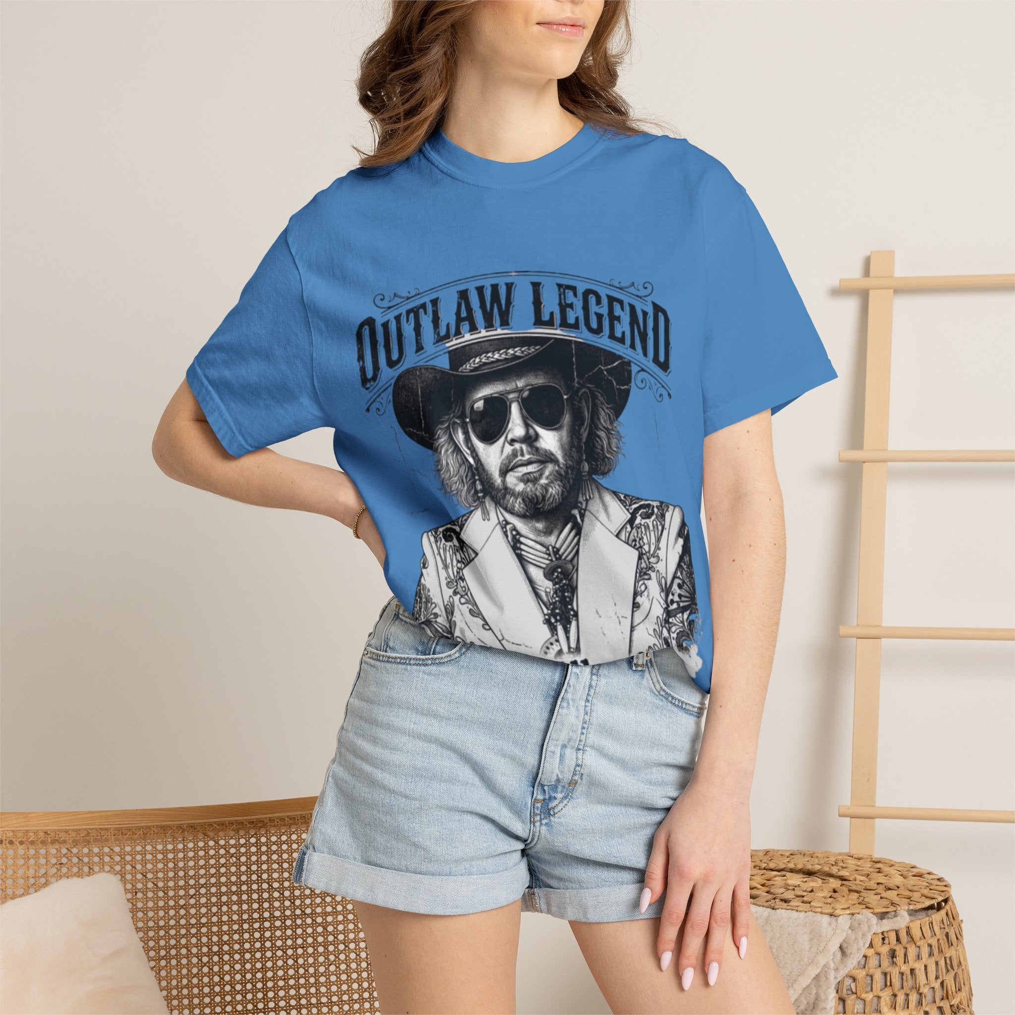 Outlaw Legend Tribute T-Shirt — David Allan Coe Memorial Graphic Tee