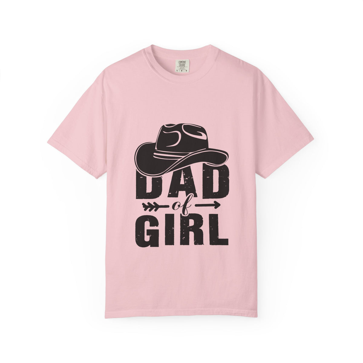 Dad of Girl T-Shirt — Cowboy Hat Father of Daughter Tee