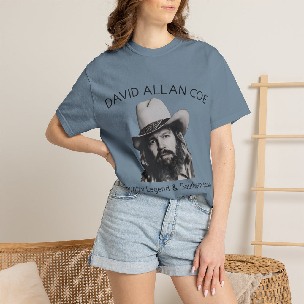 David Allan Coe Tribute T-Shirt – Country Legend Memorial