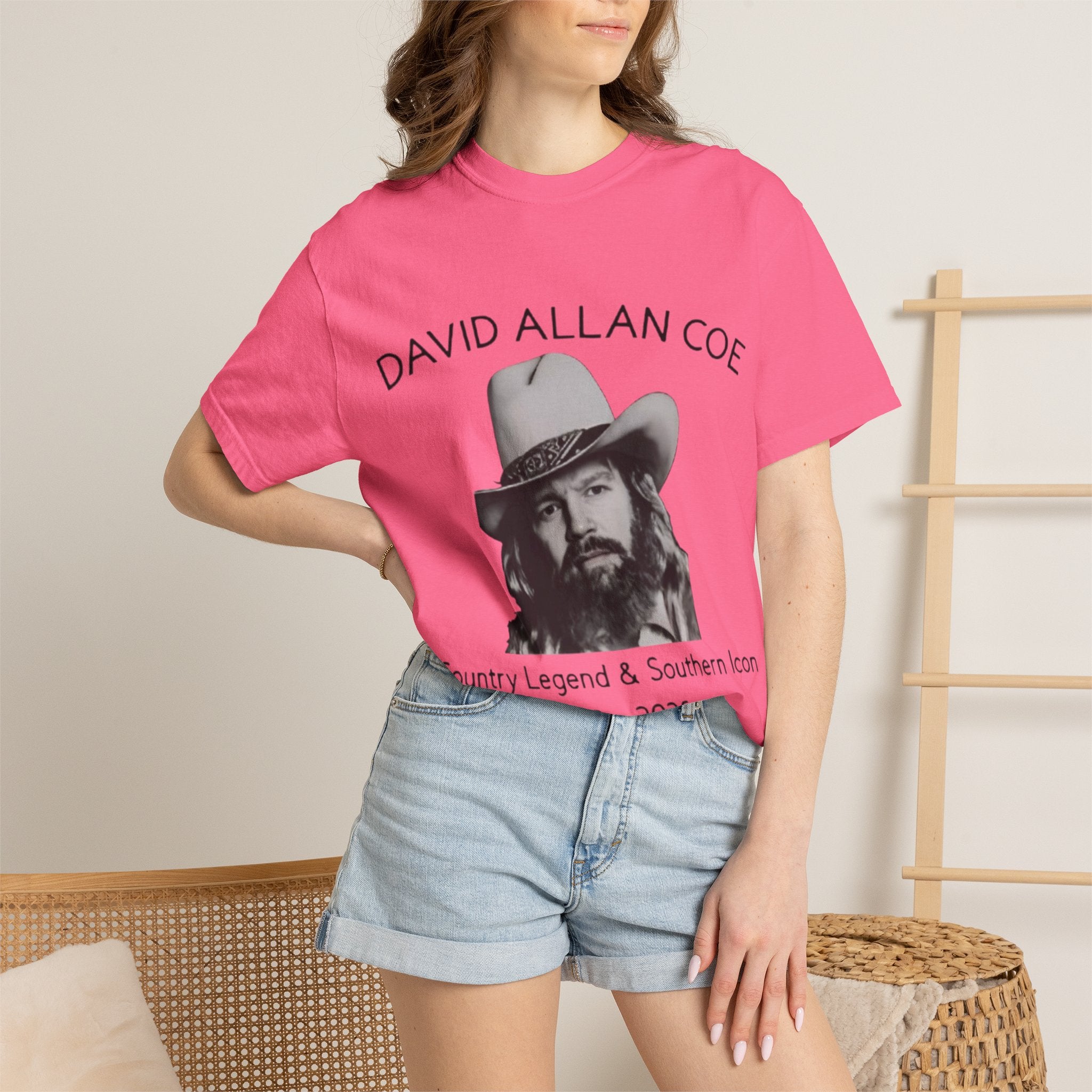 David Allan Coe Tribute T-Shirt – Country Legend Memorial