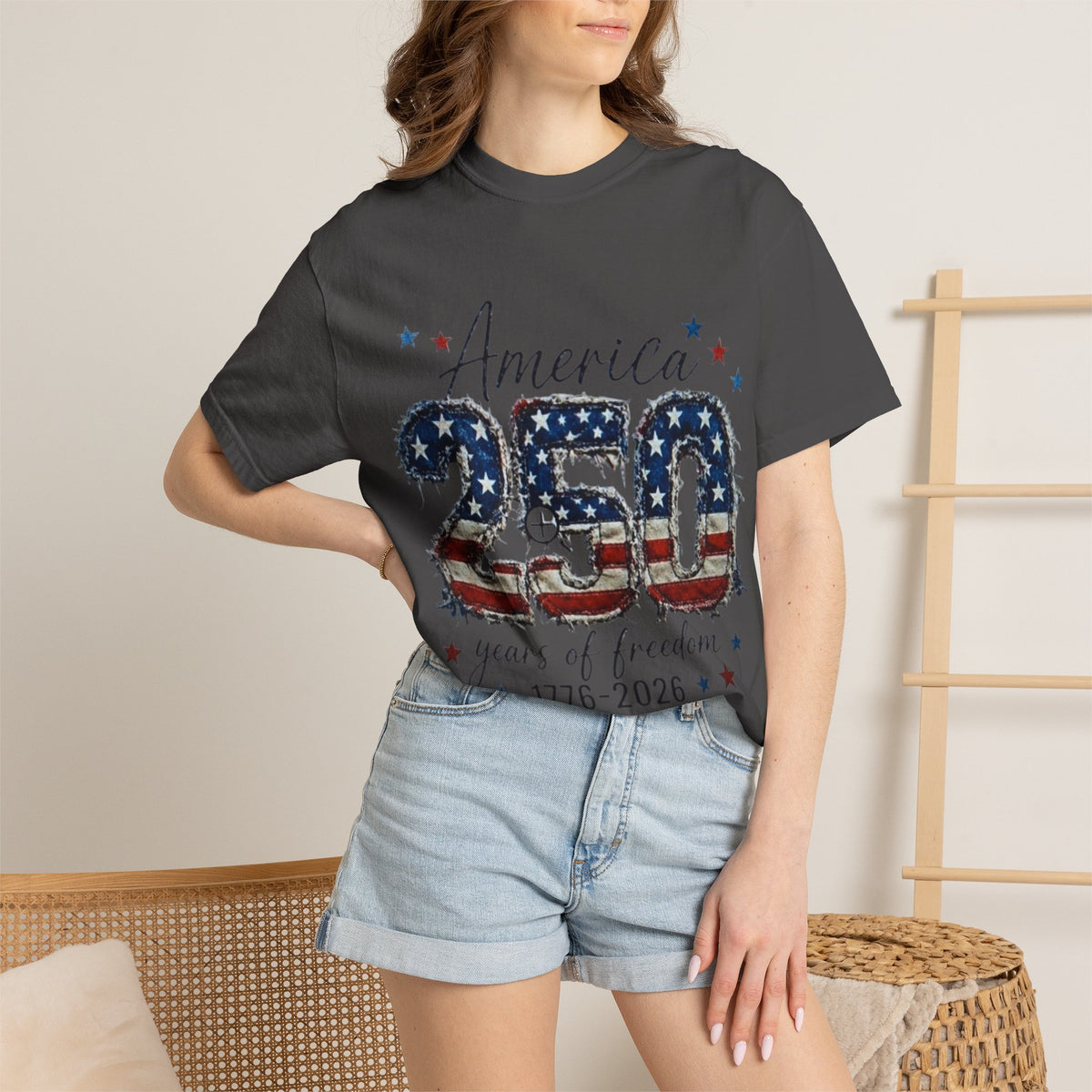 America 250 T-Shirt — 1776–2026 Stars & Stripes Patriotic Tee