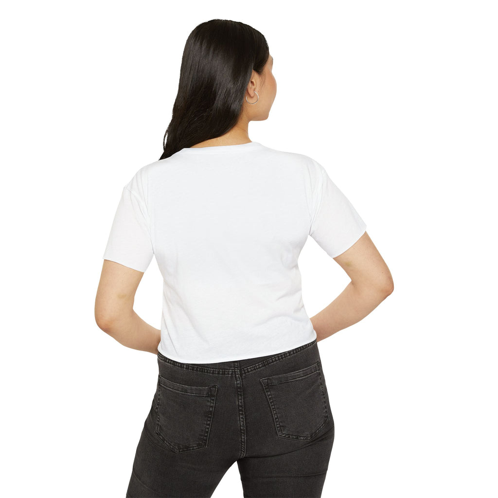 White Festival Crop Top
