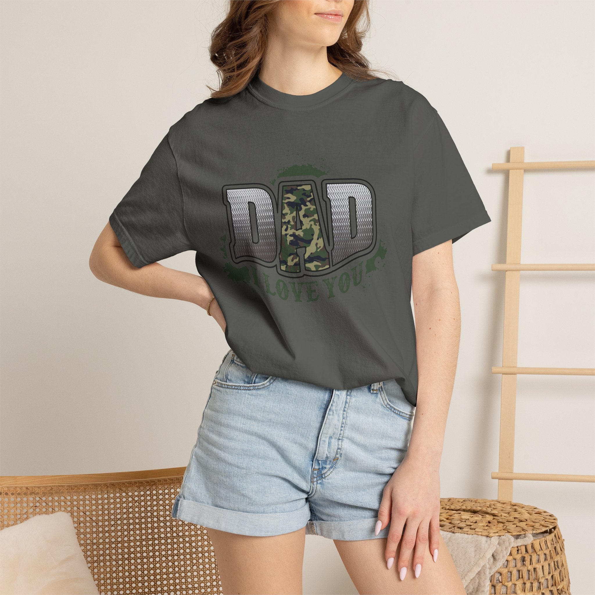 Dad I Love You Camo T-Shirt