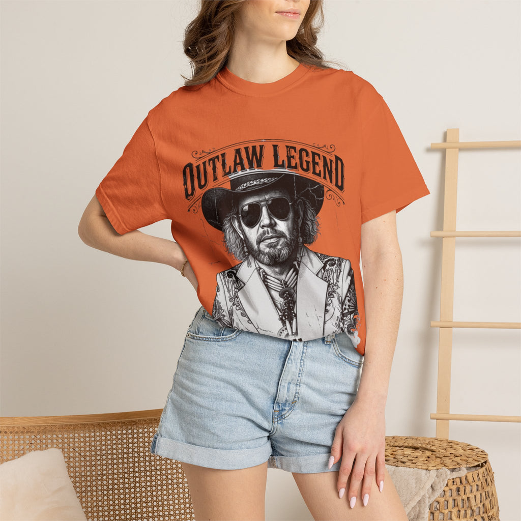 Outlaw Legend Tribute T-Shirt — David Allan Coe Memorial Graphic Tee