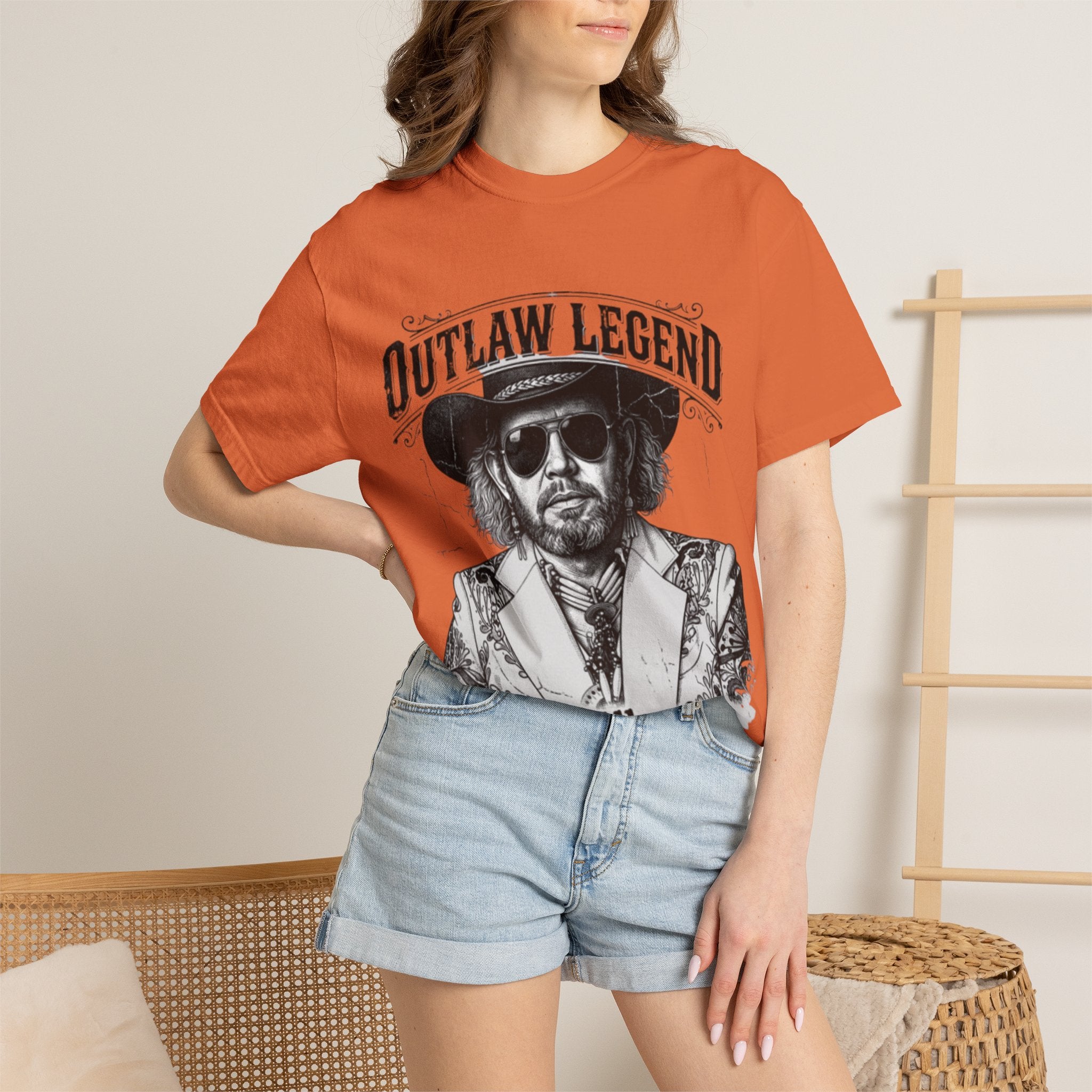 Outlaw Legend Tribute T-Shirt — David Allan Coe Memorial Graphic Tee