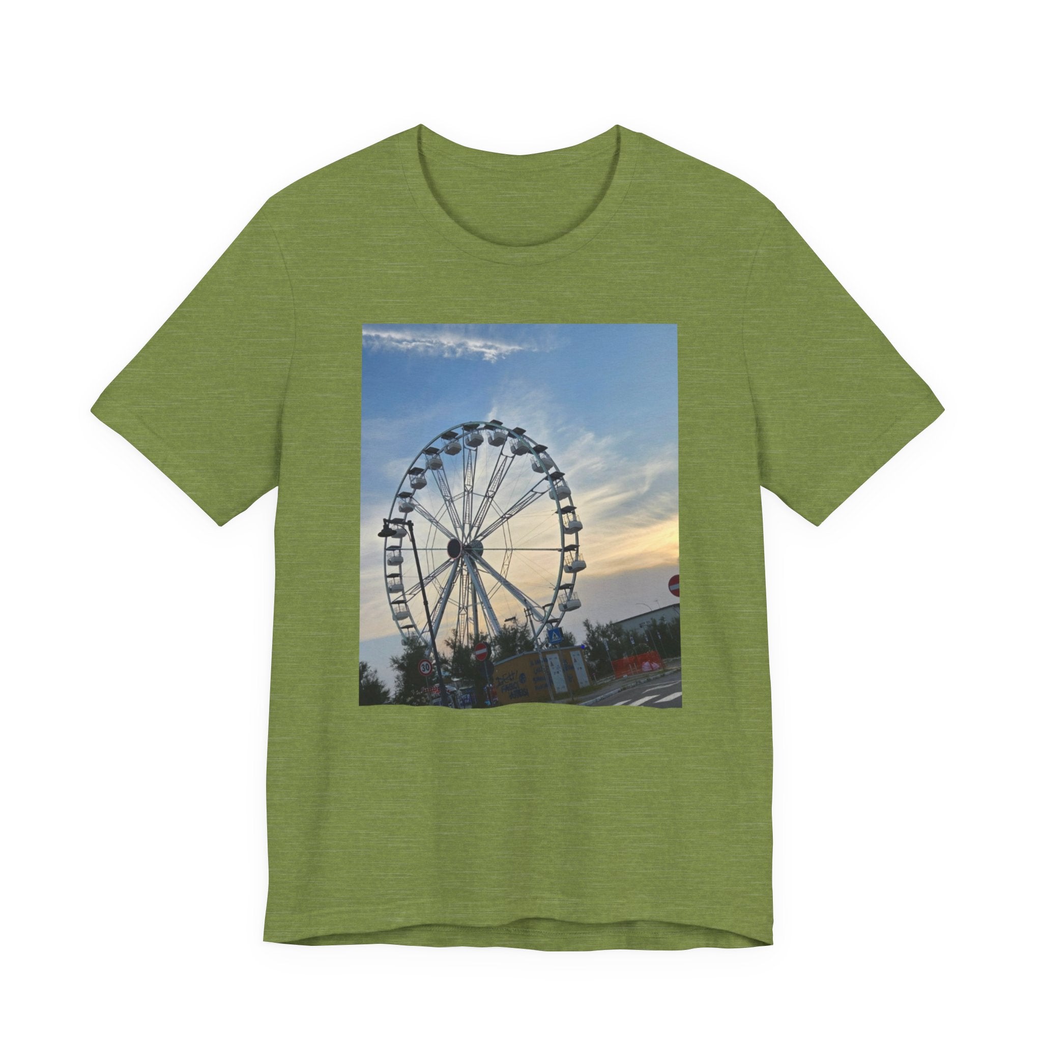 Ferris Wheel Sunset T-Shirt — Carnival Photo Tee