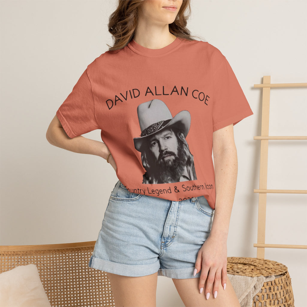 David Allan Coe Tribute T-Shirt – Country Legend Memorial