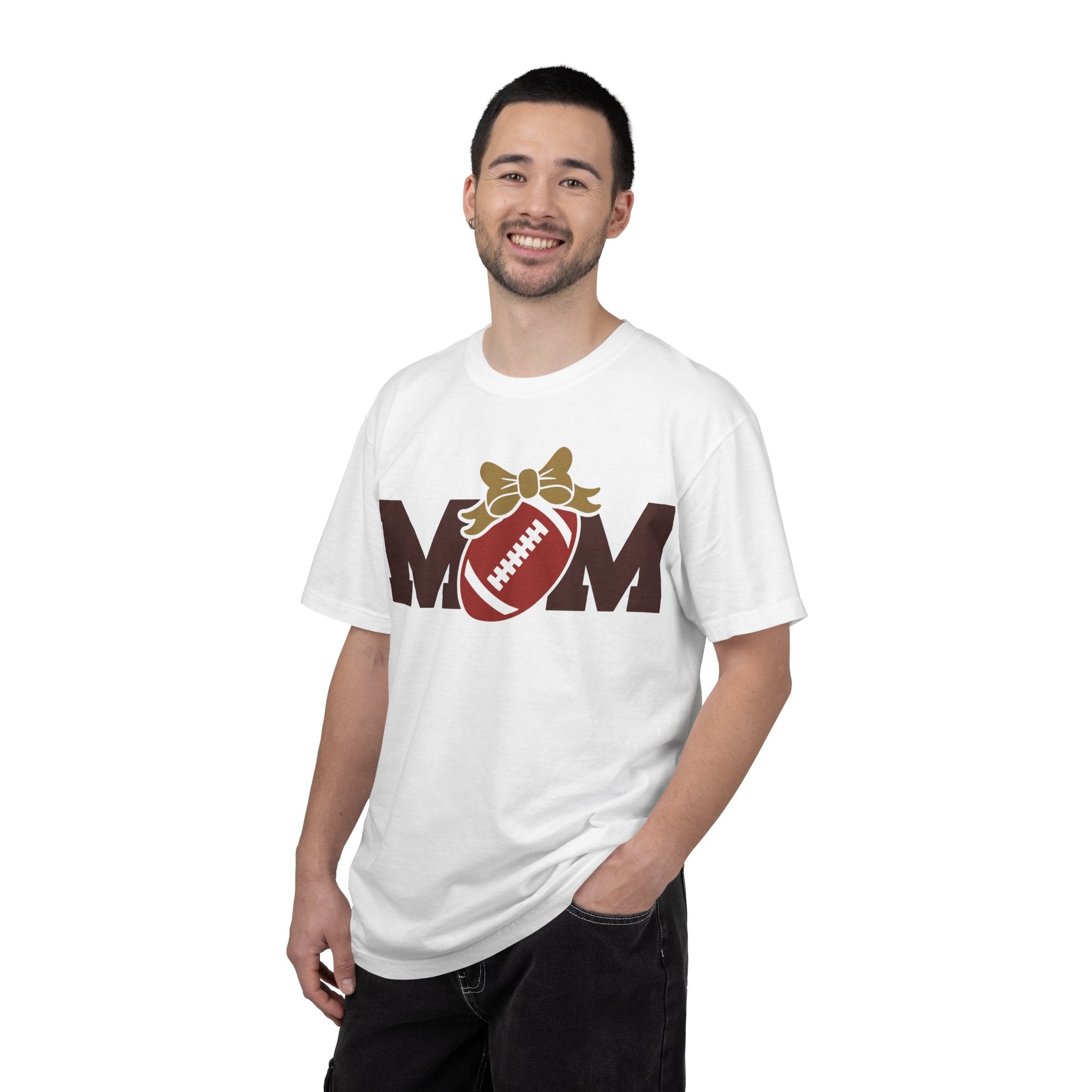 Garment-Dyed Football Mom Tee