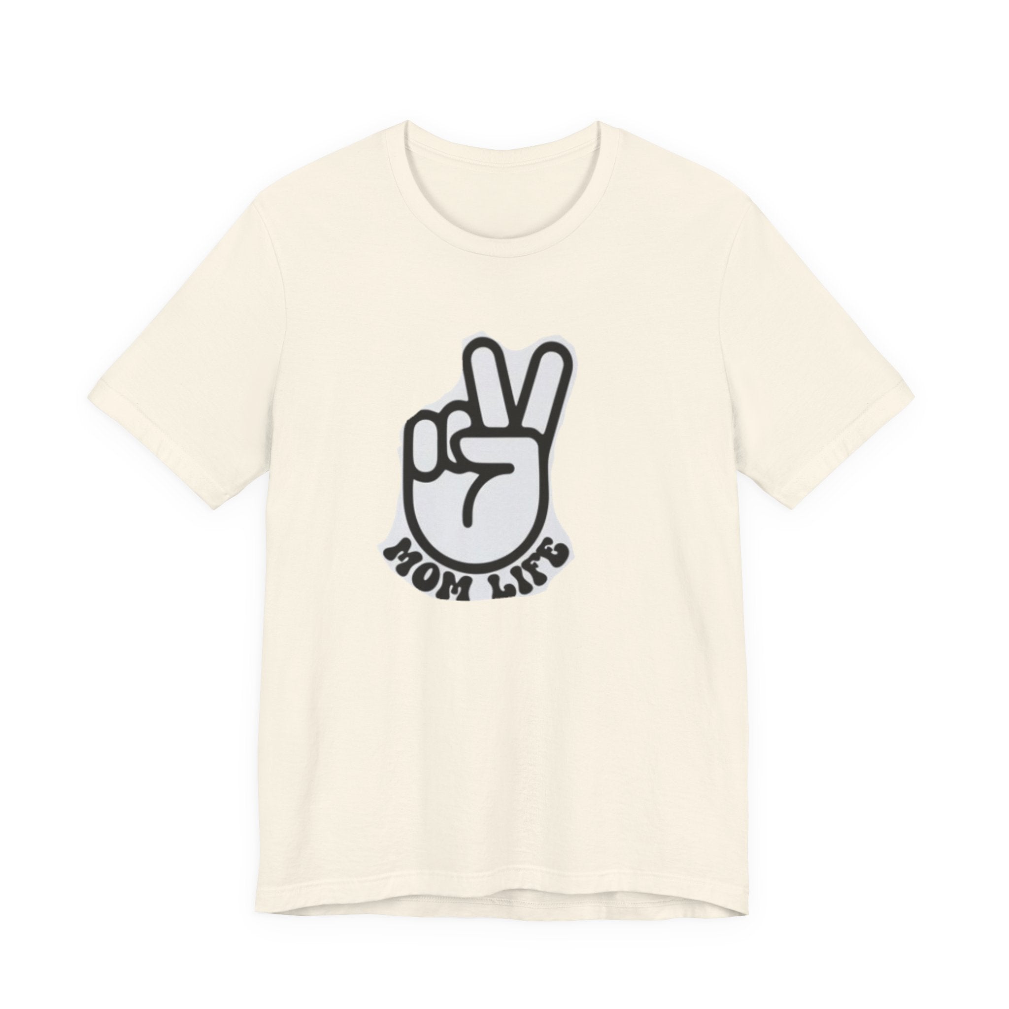 Mom Life Peace Sign T-Shirt