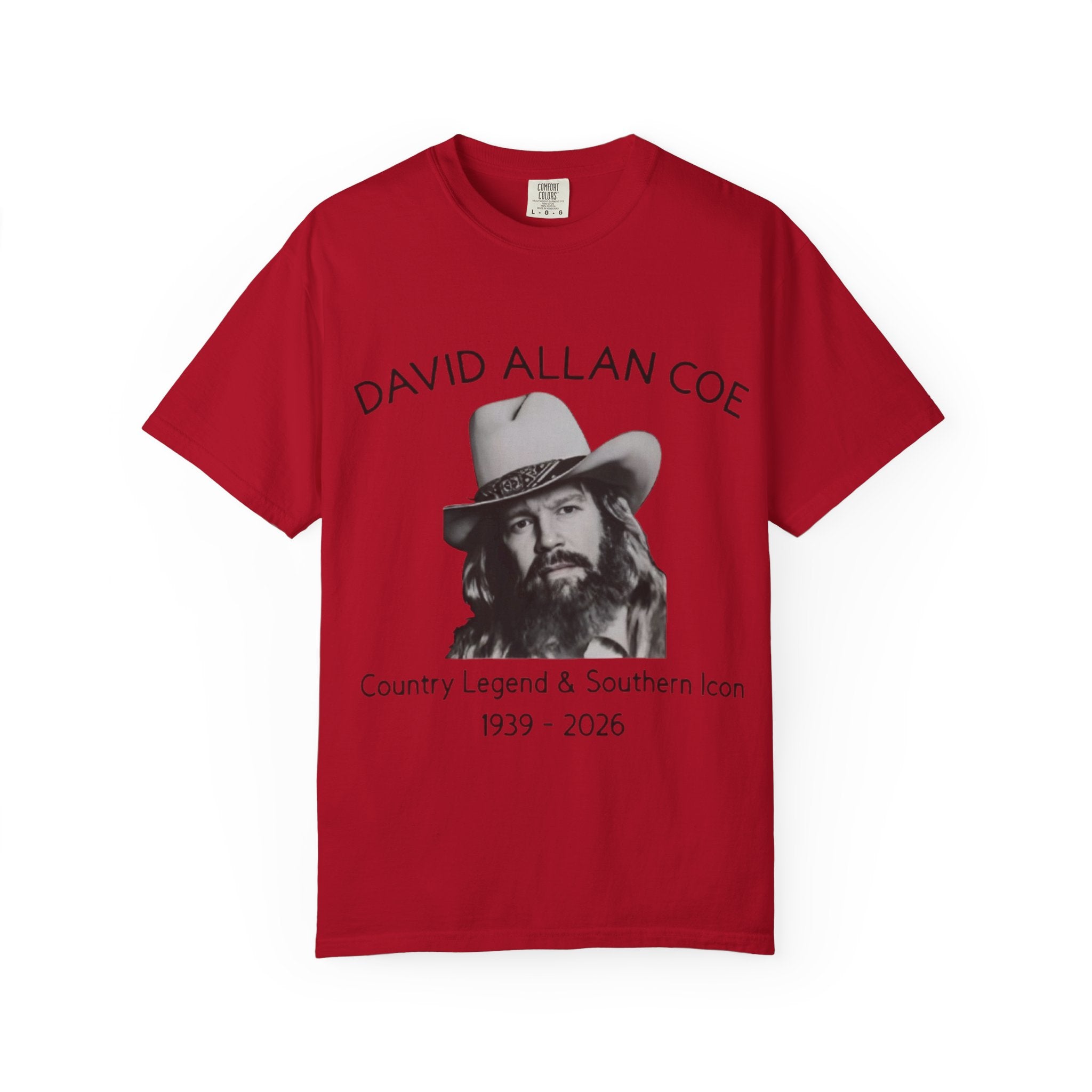David Allan Coe Tribute T-Shirt – Country Legend Memorial