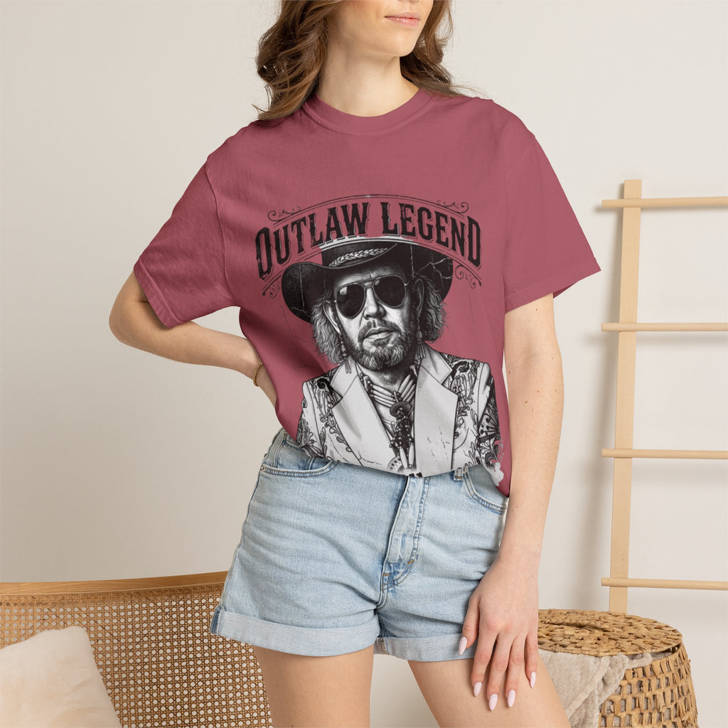 Outlaw Legend Tribute T-Shirt — David Allan Coe Memorial Graphic Tee