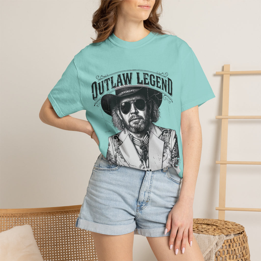 Outlaw Legend Tribute T-Shirt — David Allan Coe Memorial Graphic Tee