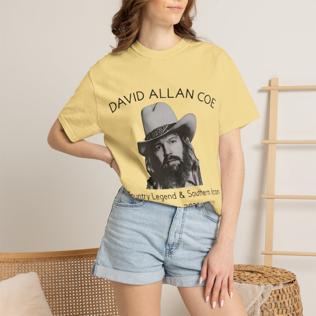 David Allan Coe Tribute T-Shirt – Country Legend Memorial