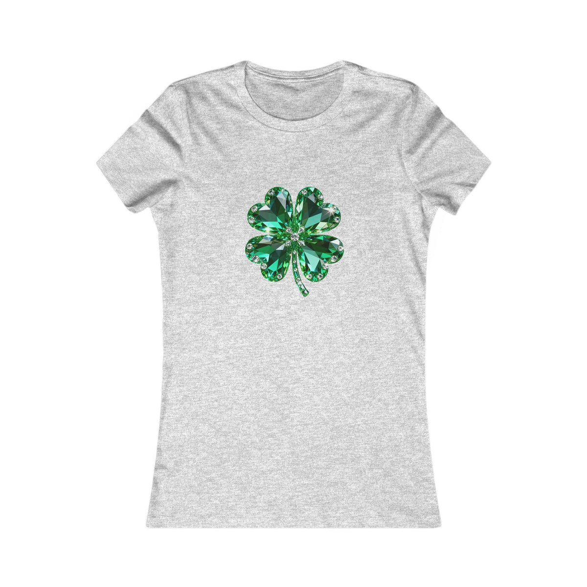 Women's T‑Shirt — Green Shamrock Clover Graphic St. Patrick's Day Tee