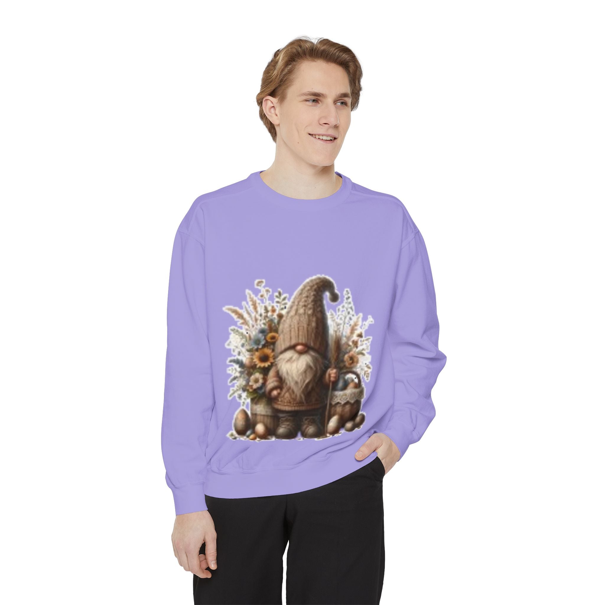 Garment-Dyed Cotton Sweatshirt