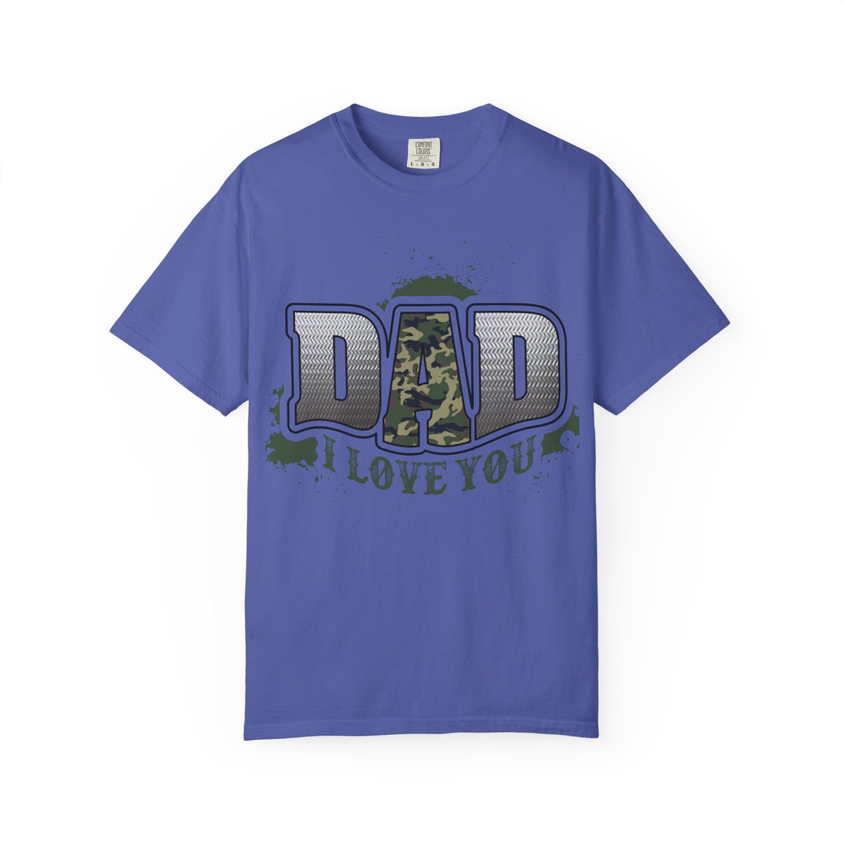 Dad I Love You Camo Graphic T-Shirt