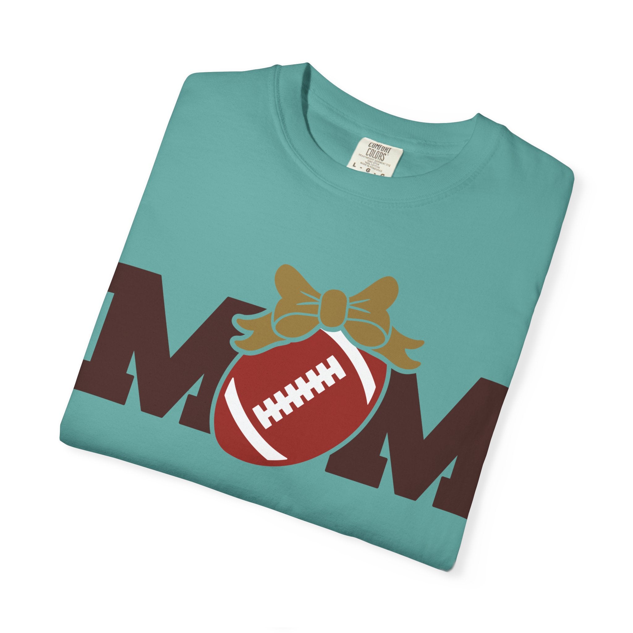 Garment-Dyed Football Mom Tee