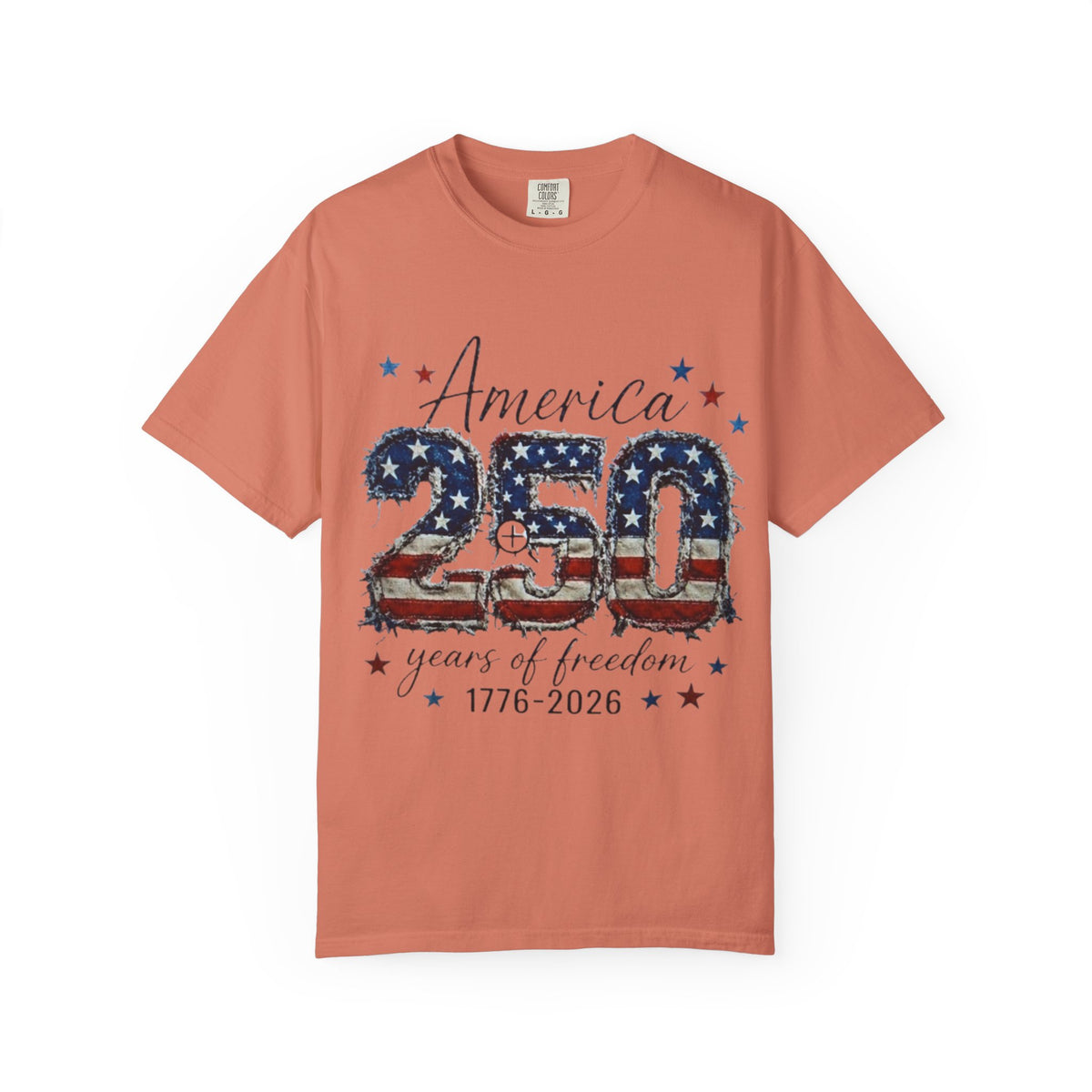 America 250 T-Shirt — 1776–2026 Stars & Stripes Patriotic Tee