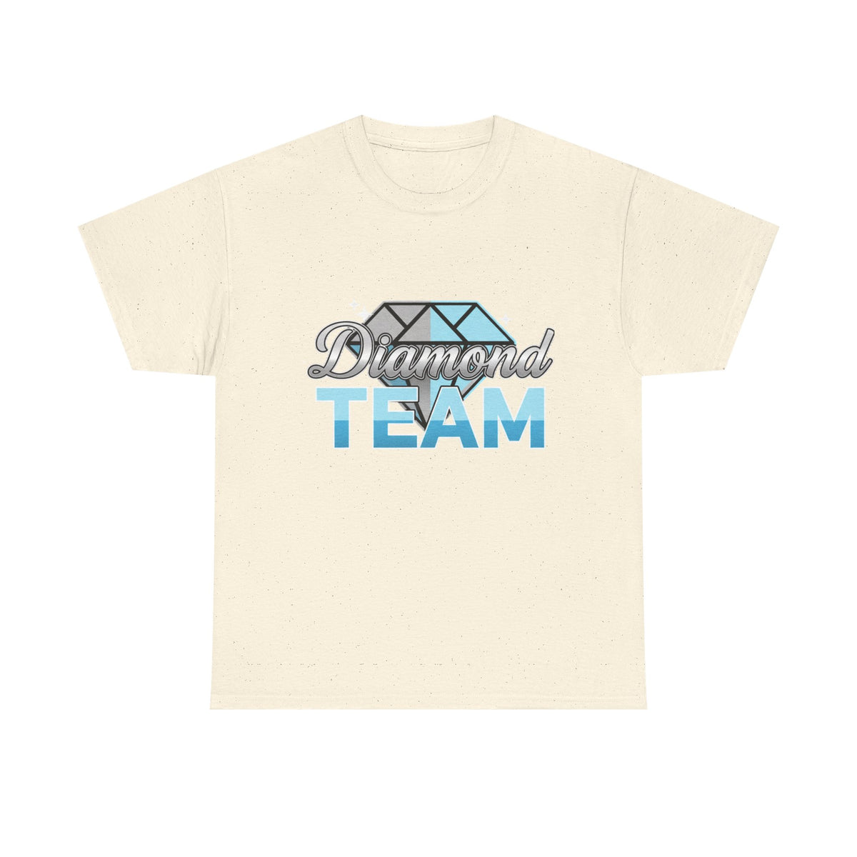 Diamond Team T-Shirt — Blue Gem Graphic Tee