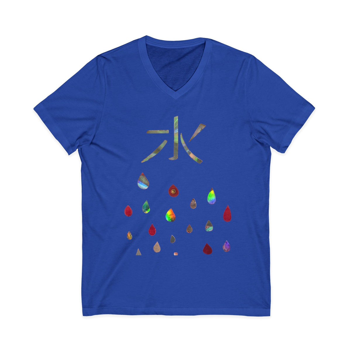 Unisex Jersey Short Sleeve V-Neck Tee