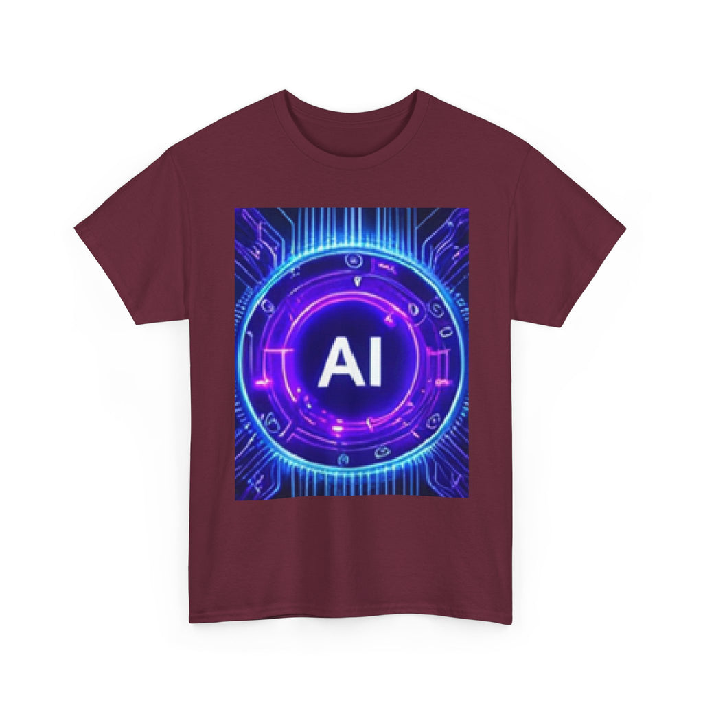AI Circuit Tee — Futuristic Tech Graphic T-Shirt