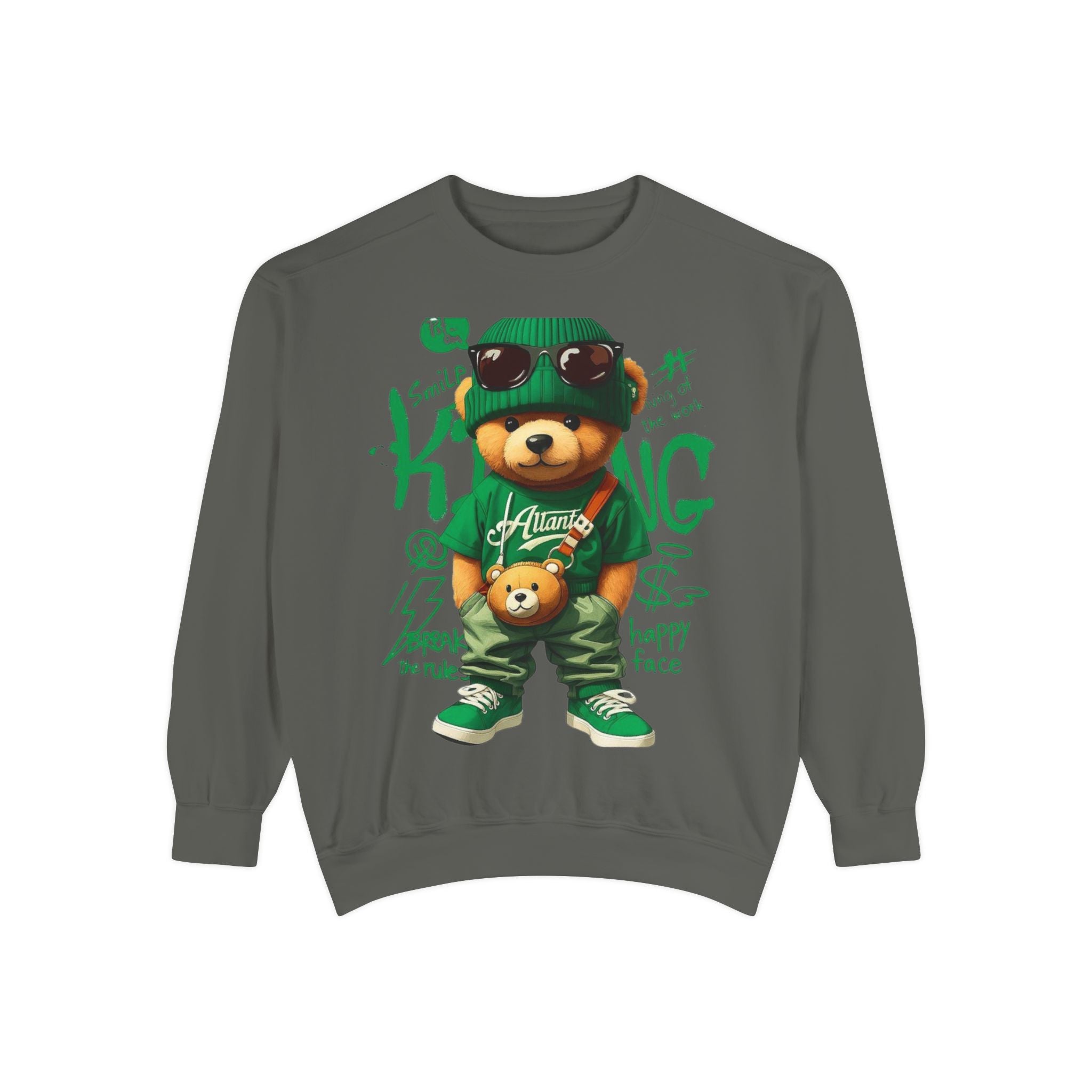 Bear Graphic Cotton Sweatshirt