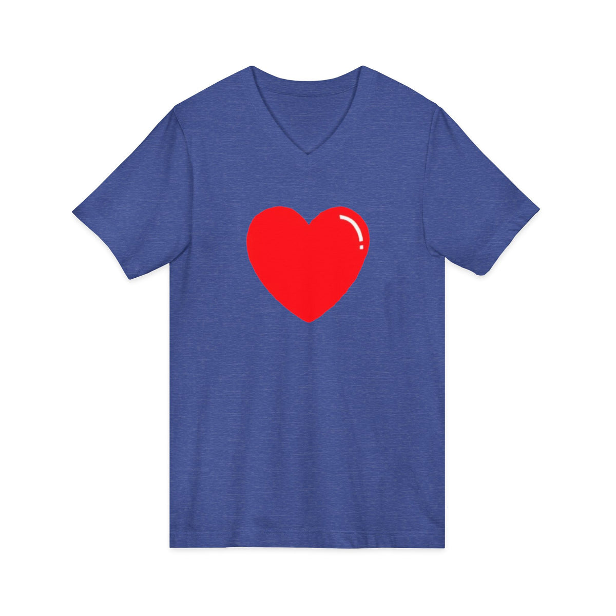 Unisex Jersey Short Sleeve V-Neck Tee
