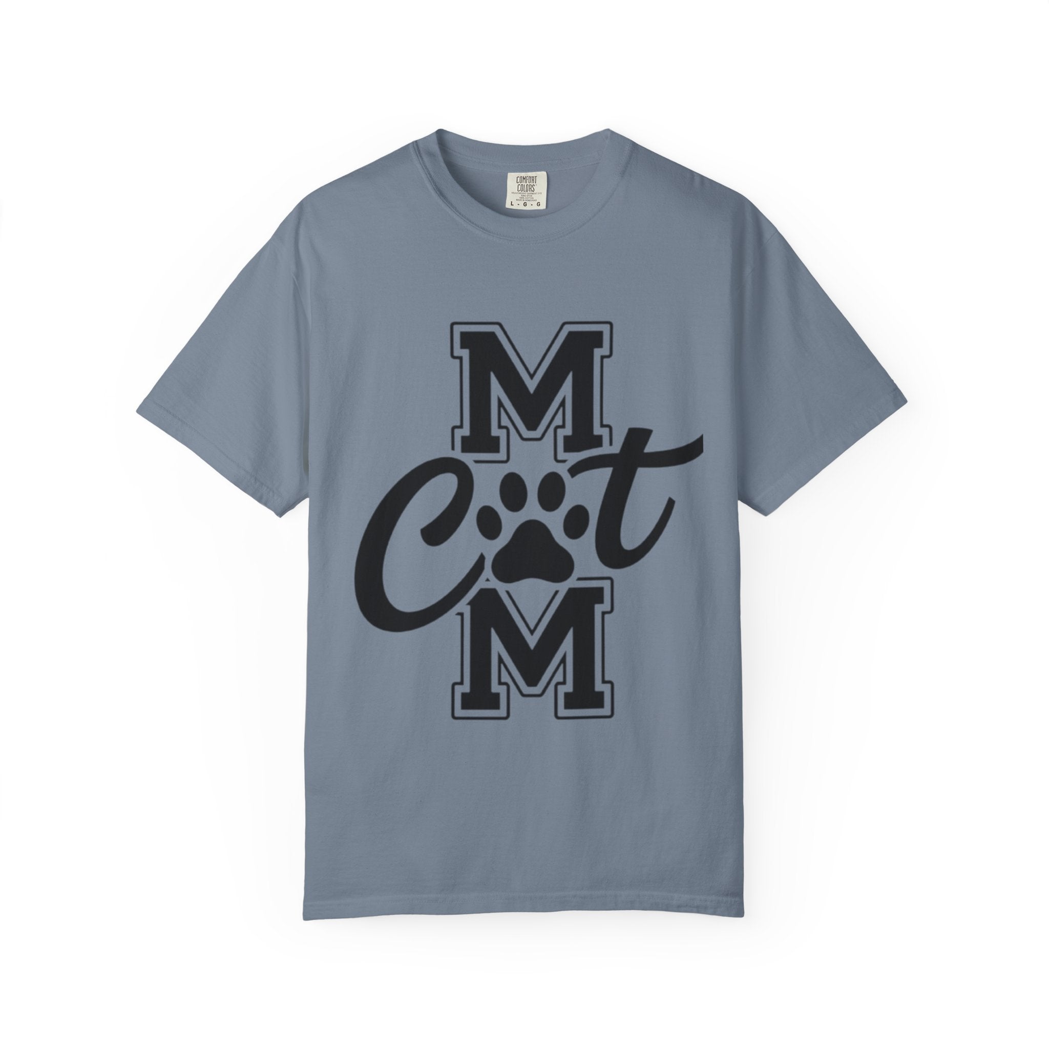 Garment-Dyed Cat Mom Tee